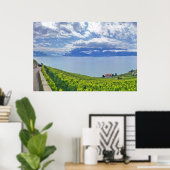 Meer van Genève (Lac Léman) 009 Poster (Thuiskantoor)