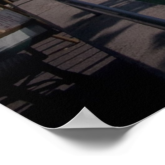 Meer van Genève met Paddle Steamer Poster (Hoek)