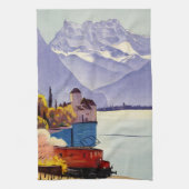 Meer van Genève Reizen Theedoek (Verticaal)