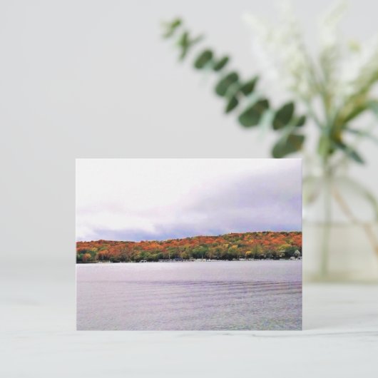 Meer van Genève, Wisconsin Briefkaart (Staand voorkant)