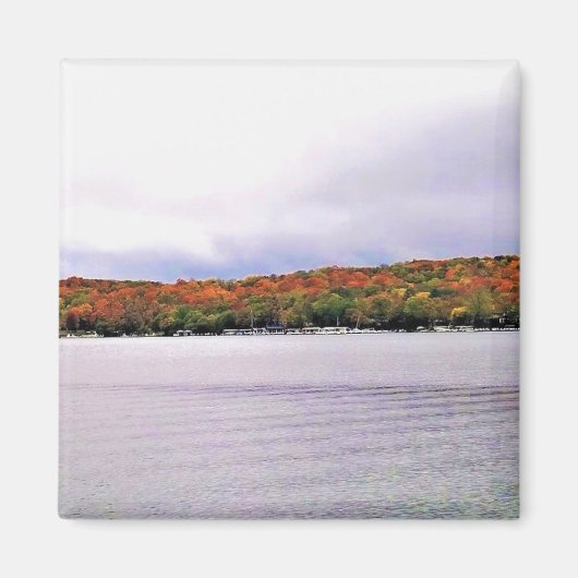 Meer van Genève, Wisconsin Magneet (Voorkant)
