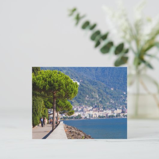 Meer van Genève Zwitserland Briefkaart (Staand voorkant)