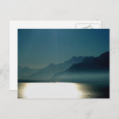 Meer van Genève Zwitserland Briefkaart (Voorkant / Achterkant)