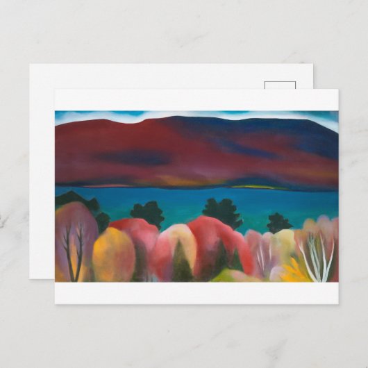 Meer van George, Autumn | Georgia O'Keeffe | Briefkaart (Voorkant / Achterkant)