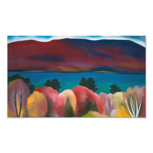 Meer van George, Autumn | Georgia O'Keeffe | Foto Afdruk (Voorkant)