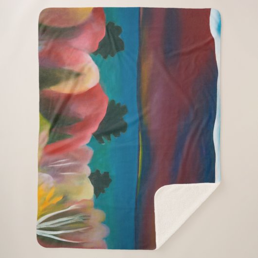 Meer van George, Autumn | Georgia O'Keeffe | Sherpa Deken (Voorkant)