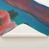 Meer van George, Autumn | Georgia O'Keeffe | Sherpa Deken (3/4)