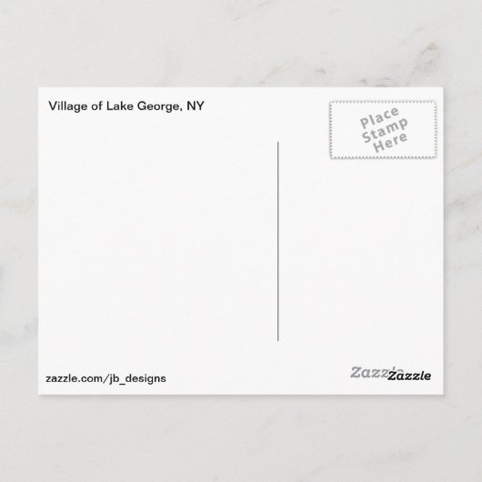 Meer van George Briefkaart (Achterkant)