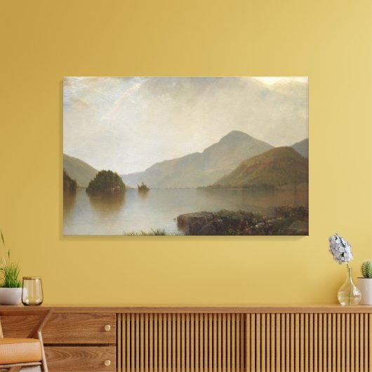 Meer van George Canvas Afdruk (Insitu (Woonkamer))