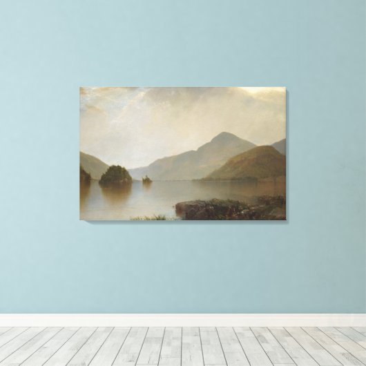 Meer van George Canvas Afdruk (Insitu (Houten vloer))