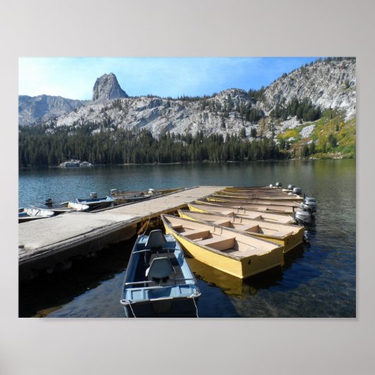 Meer van George- Mammoth-meren, CA Poster (Voorkant)