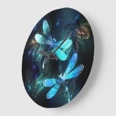 Meer van gloeiende libellen grote klok (Hoek)