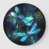 Meer van gloeiende libellen grote klok (Voorkant)