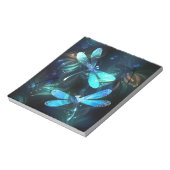 Meer van gloeiende libellen notitieblok (Linkerzijde)