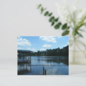 Meer van Greenwood3, meer van Greenwood in het ups Briefkaart (Staand voorkant)