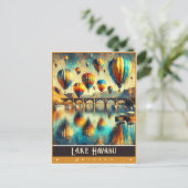 Meer van Havasu, Arizona | schilderij Briefkaart (Staand voorkant)