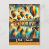 Meer van Havasu, Arizona | schilderij Briefkaart (Voorkant)