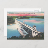 Meer van het Ozarks- Bagnell-Briefkaart Briefkaart (Voorkant / Achterkant)