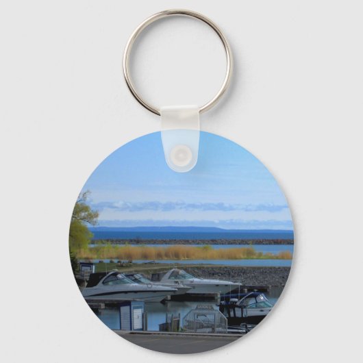 Meer van Huron Collingwood Ontario Sleutelhanger (Voorkant)