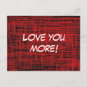 Meer van je! briefkaart (Voorkant)