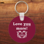 Meer van je! Button Sleutelhanger (Voorkant)