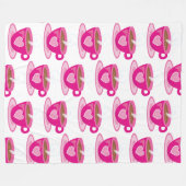 Meer van je dan Coffee Valentijnsdag Gift Fleece Deken (Voorkant (Horizontaal))