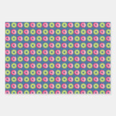 Meer van je dan donuts die papiervellen ompakken inpakpapier vel (Voorkant 3)