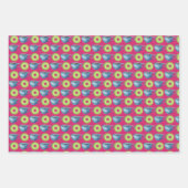 Meer van je dan donuts die papiervellen ompakken inpakpapier vel (Voorkant 2)