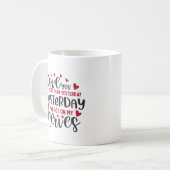 Meer van je dan gisteren koffiemok (Voorkant links)