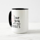 Meer van je dan van donuts Mok (Voorkant links)