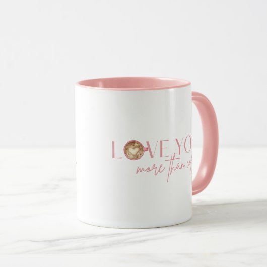 Meer van je dan van koffie-Mok Mok (Voorkant rechts)