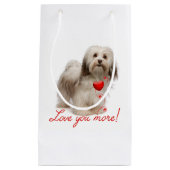 Meer van je! Havanese Gift Bag Klein Cadeauzakje (Voorkant)
