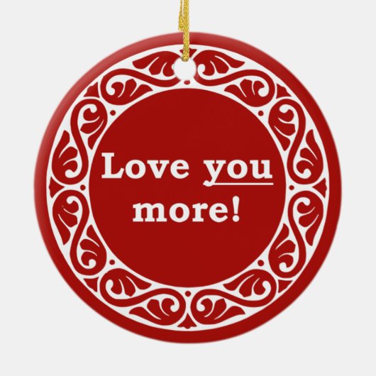 Meer van je! Ornament (Achterkant)