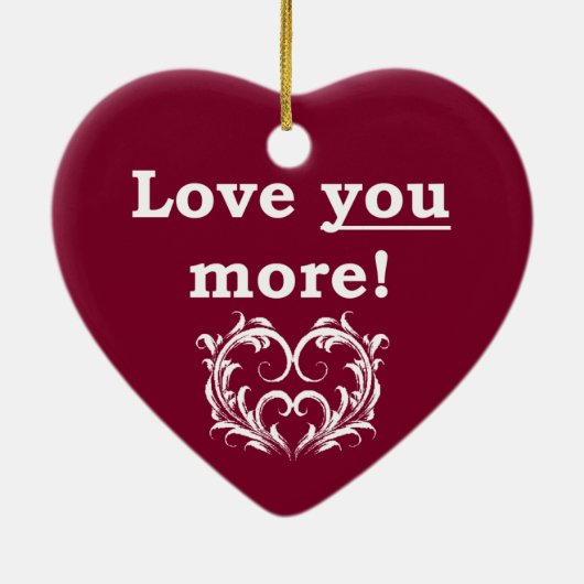 Meer van je! Ornament (Achterkant)