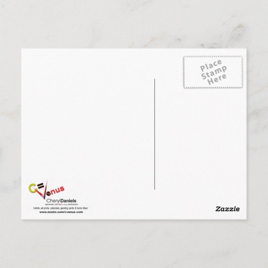 Meer van je... | Roze hart Briefkaart (Achterkant)