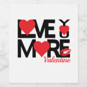 Meer van je wijn etiket (Enkel label)