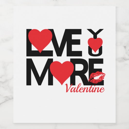 Meer van je wijn etiket (Enkel label)