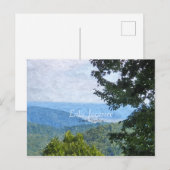 Meer van Jocassee South Carolina Beauarmmeer Briefkaart (Voorkant / Achterkant)