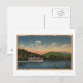 Meer van Junaluska, NC - Uitzicht van Cherokee Boa Briefkaart (Voorkant / Achterkant)