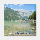 Meer van Königssee bij Salet Magneet (Voorkant)