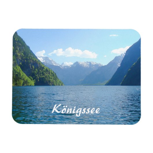 Meer van Königssee in Duitsland, Beieren Magneet (Horizontaal)