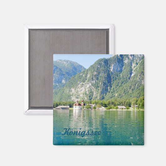 Meer van Königssee Magneet (Voorkant / Achterkant)
