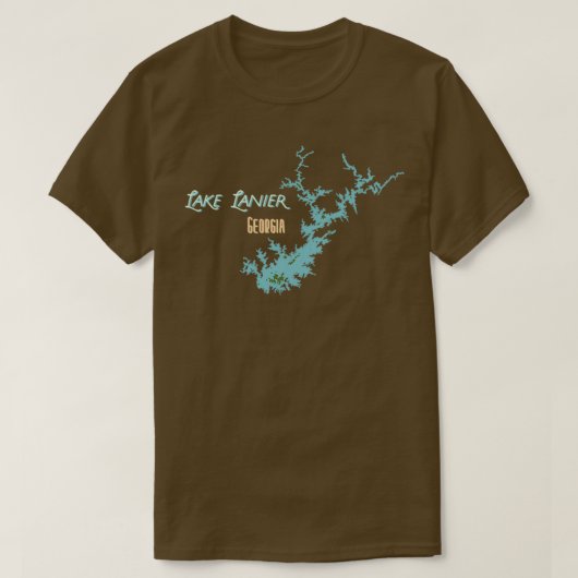 Meer van Lanier Georgia 1 T-shirt (Design voorkant)