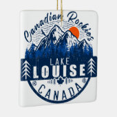 Meer van Louise Canada:  Retro Sunset Souvenir Keramisch Ornament (Rechts)