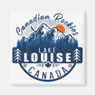 Meer van Louise Canada:  Retro Sunset Souvenir Magneet
