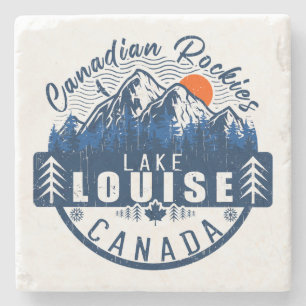 Meer van Louise Canada:  Retro Sunset Souvenir Stenen Onderzetter