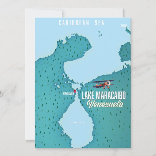 Meer van Maracaibo, Venezuela navigatiekaart. (Voorkant)