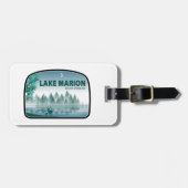 Meer van Marion South Carolina Deer Bagagelabel (Voorkant horizontaal)