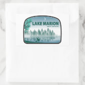 Meer van Marion South Carolina Deer Rechthoekige Sticker (Tas)
