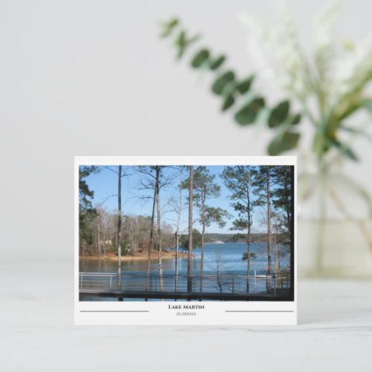 Meer van Martin Alabama Briefkaart (Staand voorkant)